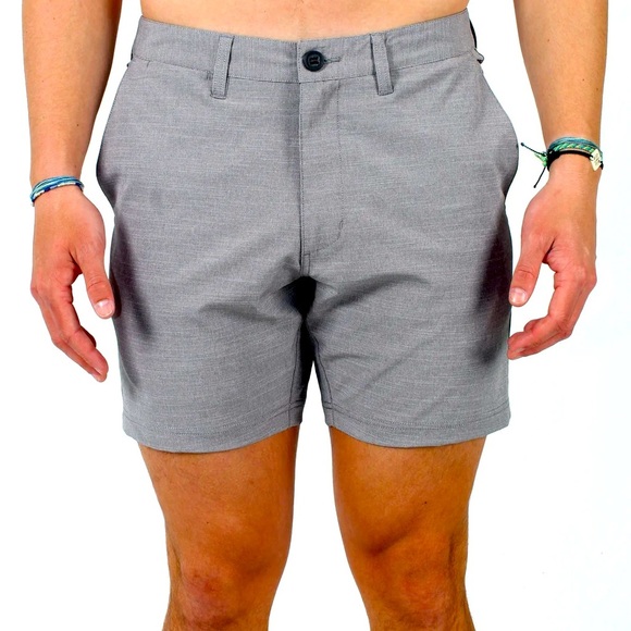 Quiet Storm • Signature Slub Hybrid Shorts - Picture 1 of 11